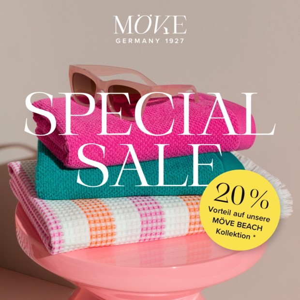 Möve 20% auf die Serie Summer Daylight