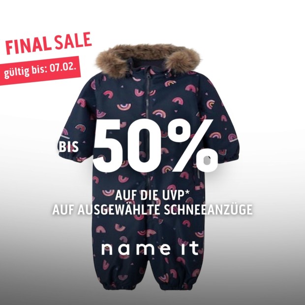 Name it bis zu 50% auf die UVP auf Schneeanzüge- WS 26 (A)