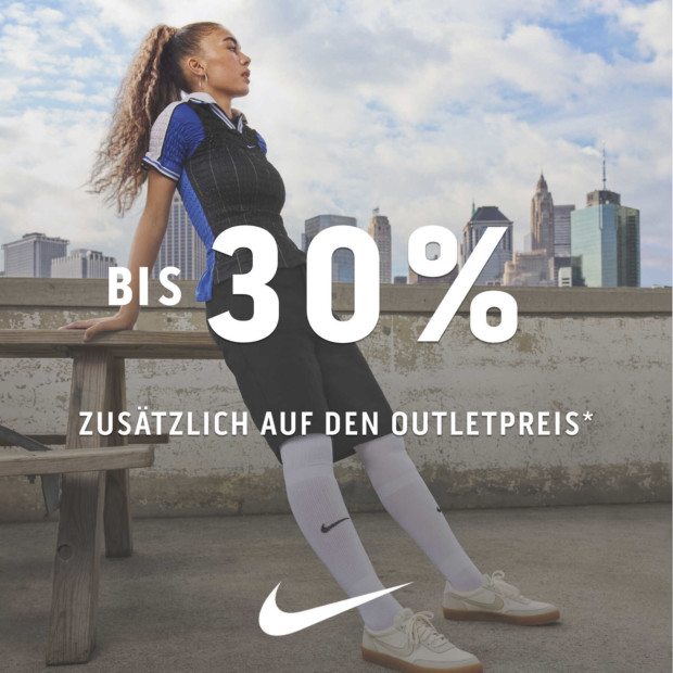 Nike bis zu 30% auf den Outletpreis Summer Sale