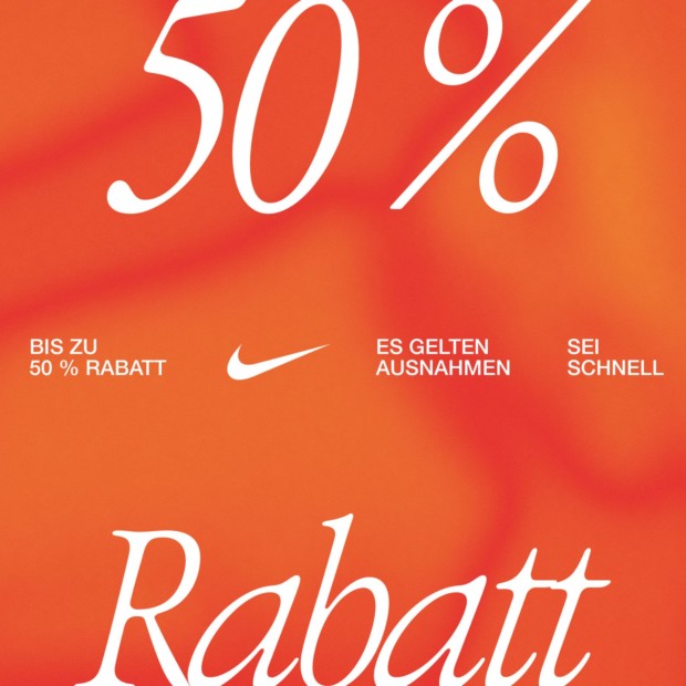 Nike bis zu 50% auf ausgewählte Artikel