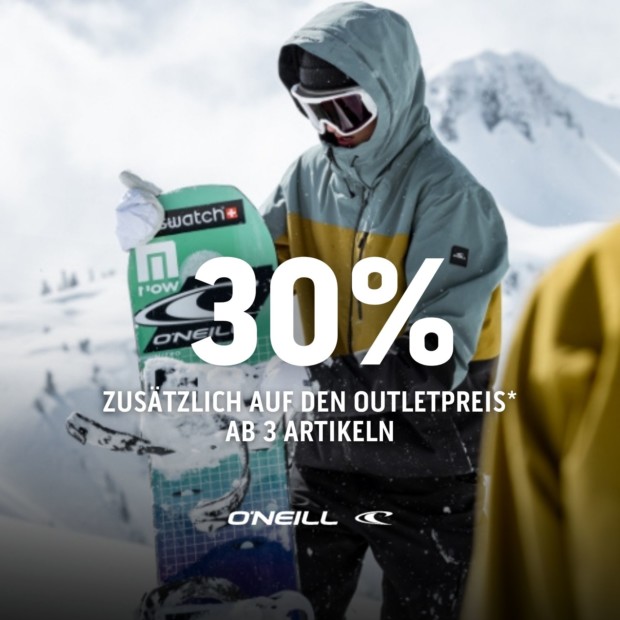 O'Neill 30% ab 3 Artikeln (A)