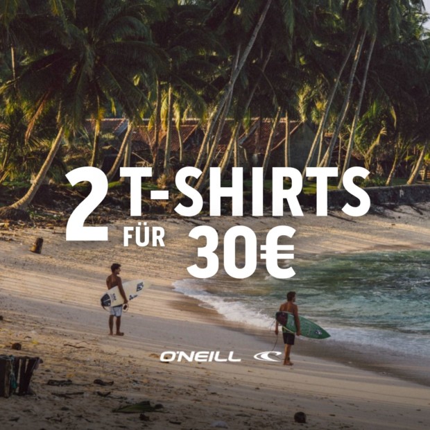 O'Neill 2 T-Shirts für 30€ (A)