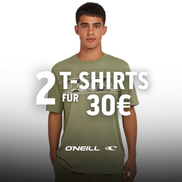O'Neill 2 T-Shirts für 30€ (A)