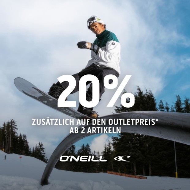 O'Neill 20% zusätzlich ab 2 Artikeln (A)
