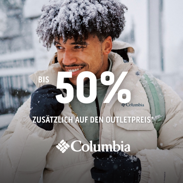 Columbia bis zu 50% auf ausgewählte Artikel