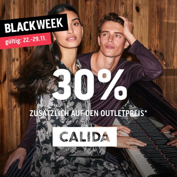 Calida 30% zusätzlich auf den Outletpreis - BW (A)