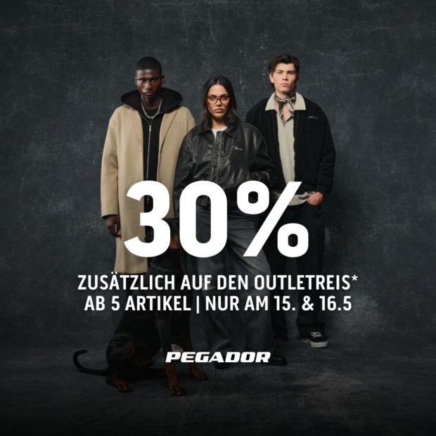 Pegador 30% ab 5 Artikeln-Deal Days (A)