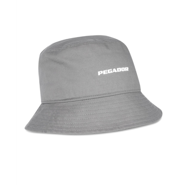 Logo Bucket Hat Cool Grey White 