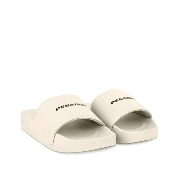Logo Slide Beige Black 