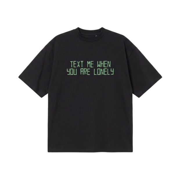 Bleek Boxy Tee Washed Black