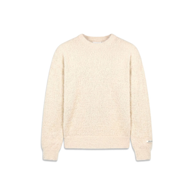 Waton Furry Knit Sweater Light Beige 