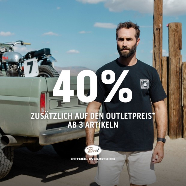 Petrol Industries 40% ab 3 ausgewählten Artikeln (A)