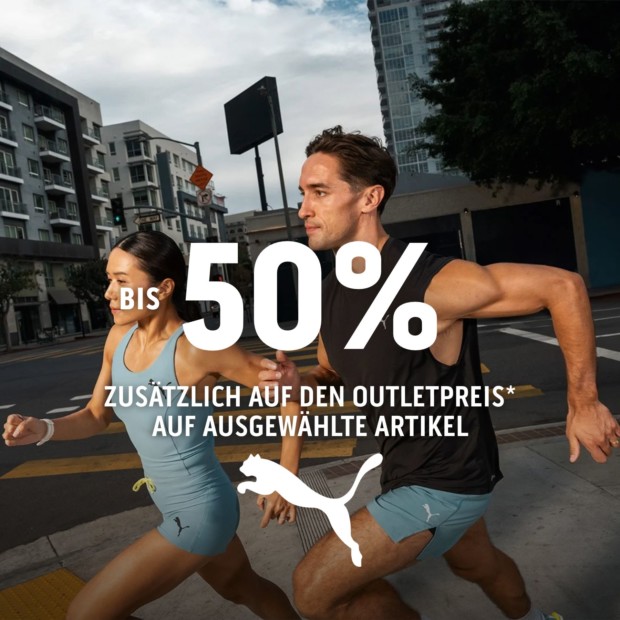 Puma bis zu 50% zusätzlich auf ausgewählte Artikel (A)