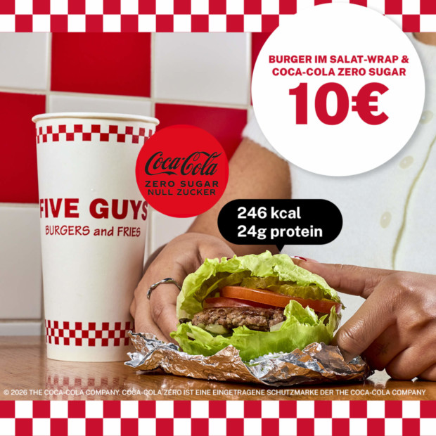 Five Guys Ran an den Wrap