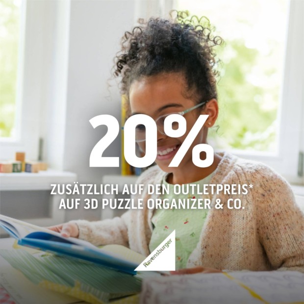 Ravensburger 20% zusätzlich auf 3D Puzzle Organizer & Co.