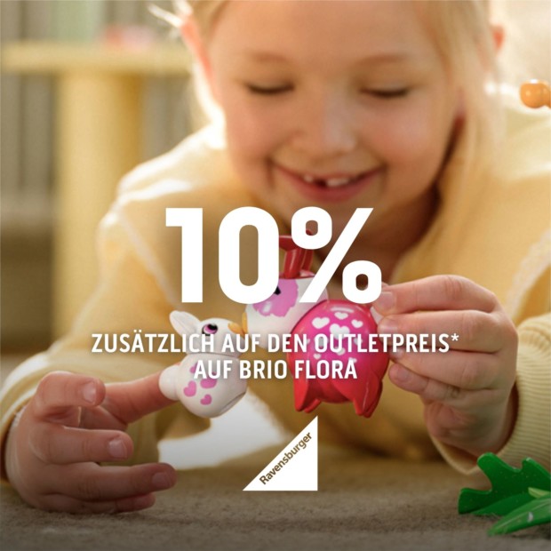 Ravensburger 10% zusätzlich auf BRIO Flora