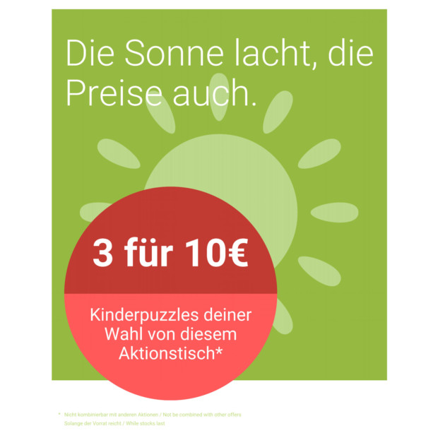 Ravensburger Kinderpuzzle 3 für 10€