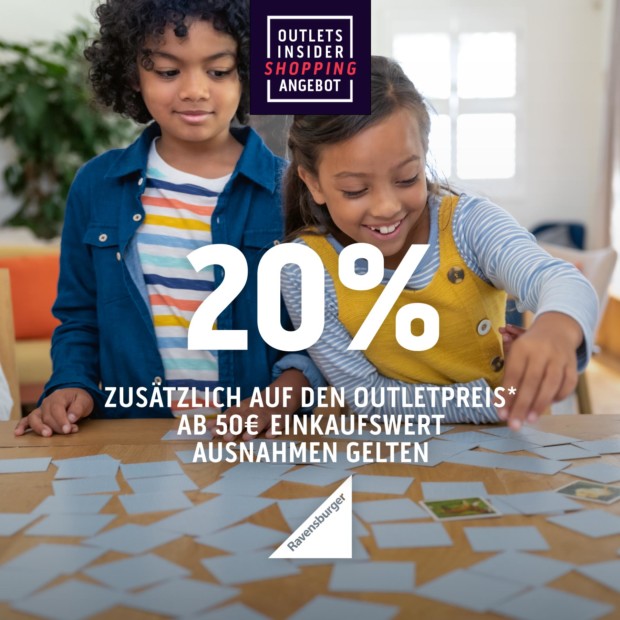 Ravensburger 20% ab 50€ - OIS