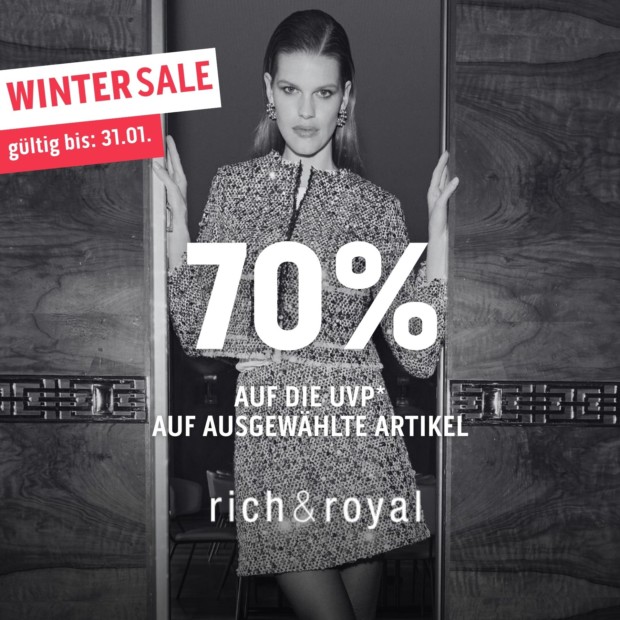 Rich and Royal 70% auf die UVP - WS26 (A)