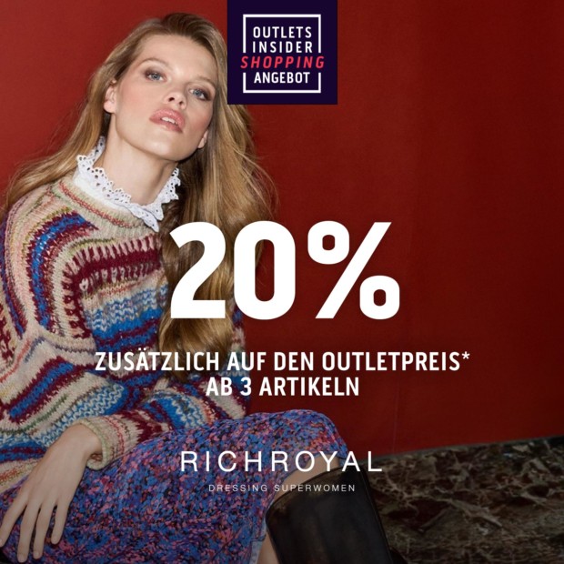 Rich & Royal 20% ab 3 Artikeln - OIS