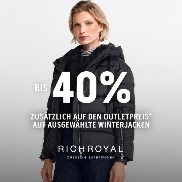 Rich & Royal bis zu 40% auf Winterjacken (A)