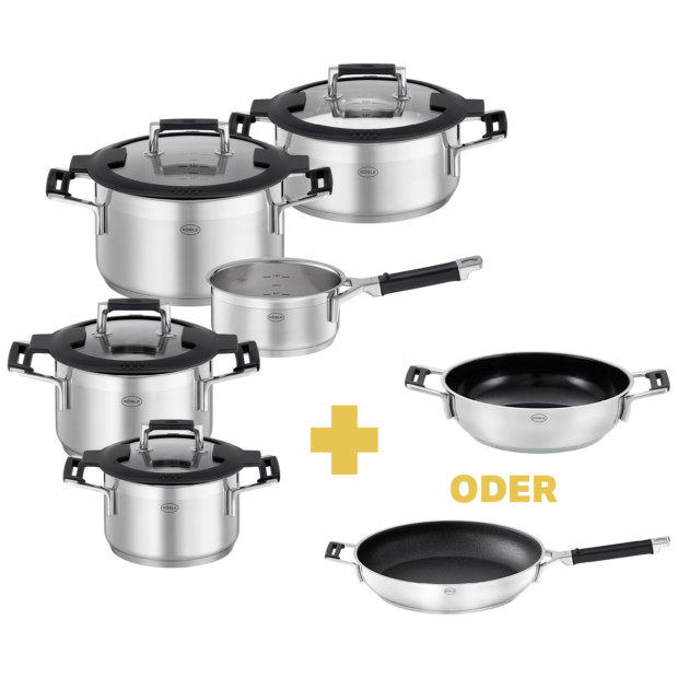 Topf-Set Silence Pro und Servierpfanne oder 32cm Pfanne deiner Wahl 