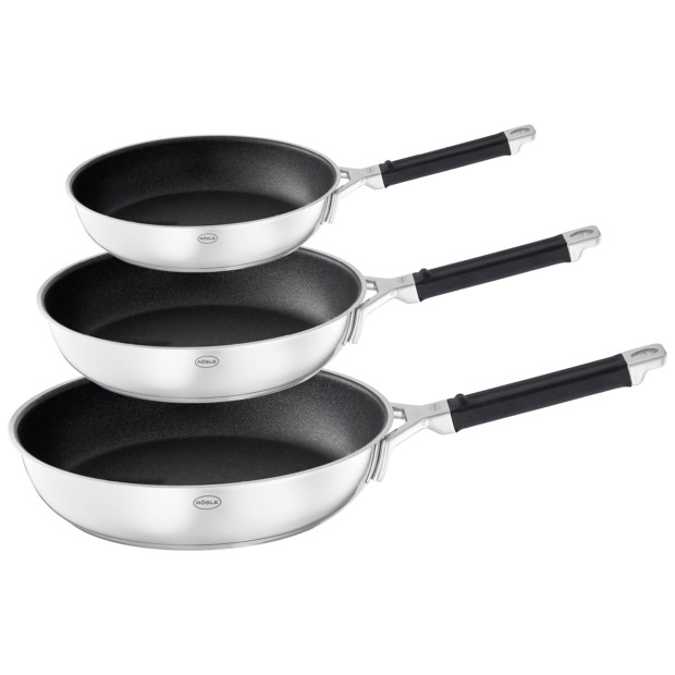 Bratpfanne aus Edelstahl 18/10 mit Antihaftversiegelung ProResist 