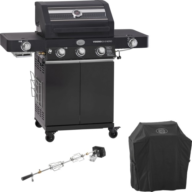 BBQ-Station VIDERO G3-S Nero
