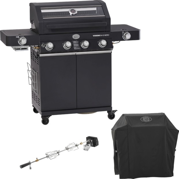 BBQ-Station VIDERO G4-S Nero