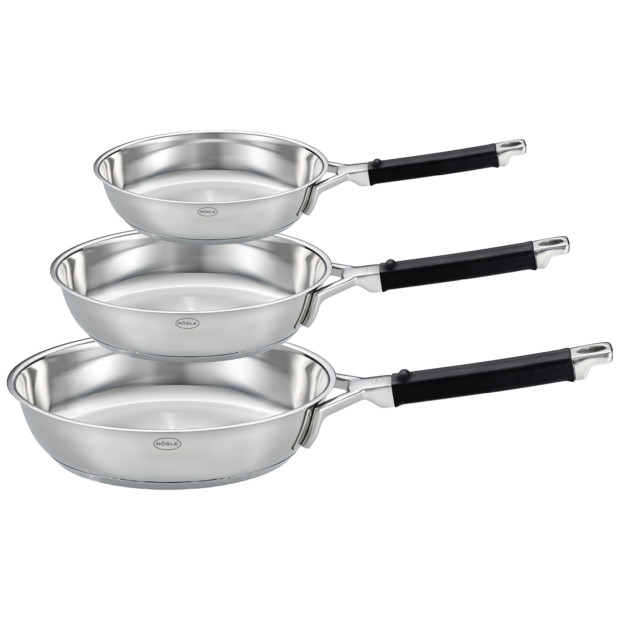 Edelstahl Silence Pro Pfannen Set 3-teilig 