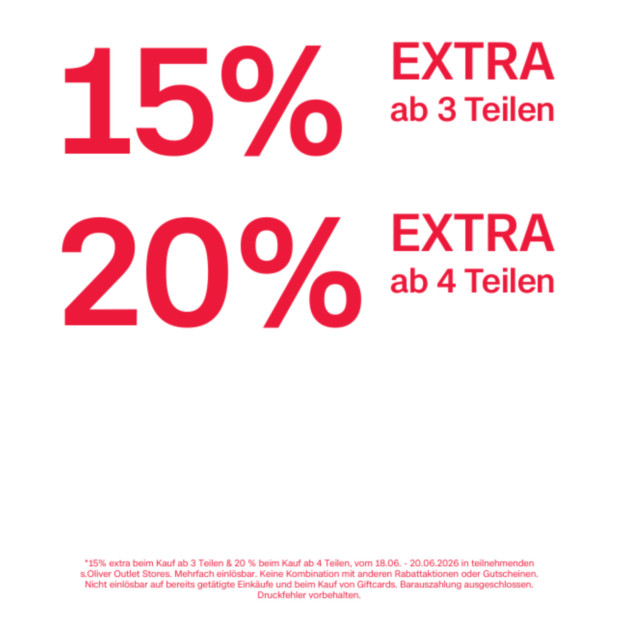 S. Oliver 20% ab 4 Artikeln