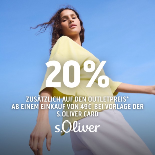 s.Oliver Member Days 20% ab 49€ (A)
