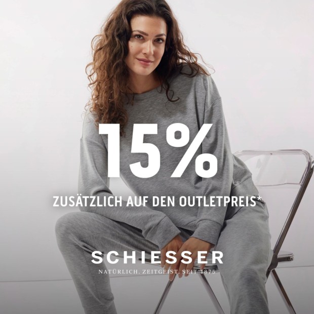Schiesser 15% auf Alles (A)
