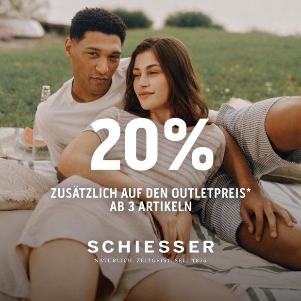 Schiesser 20% ab 3 Artikeln - VOS (A)