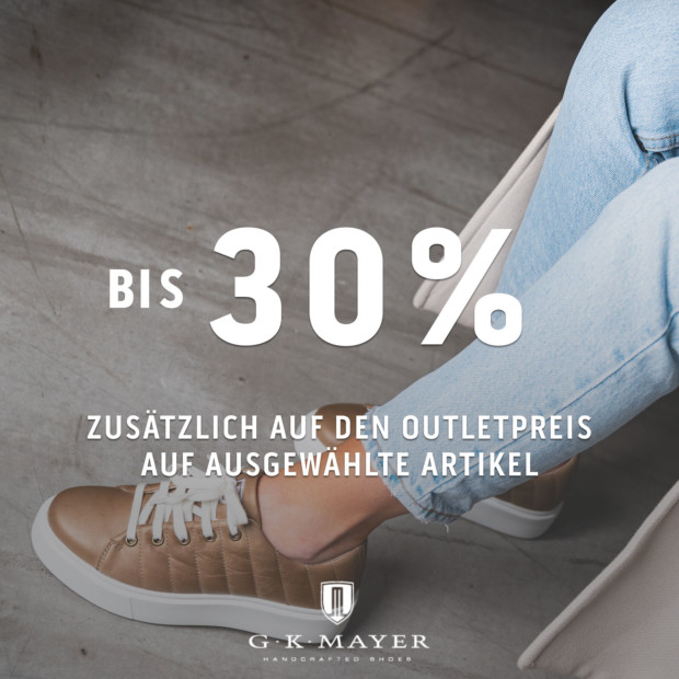 Summer Sale25 G.K. Mayer Shoes bis zu 30% zusätzlich