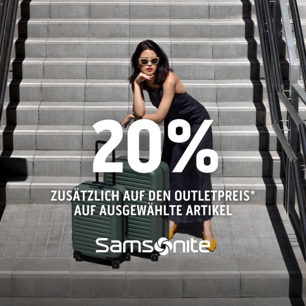 Samsonite 20% zusätzlich auf Neopulse, Lite Box und Cosmolite (A)