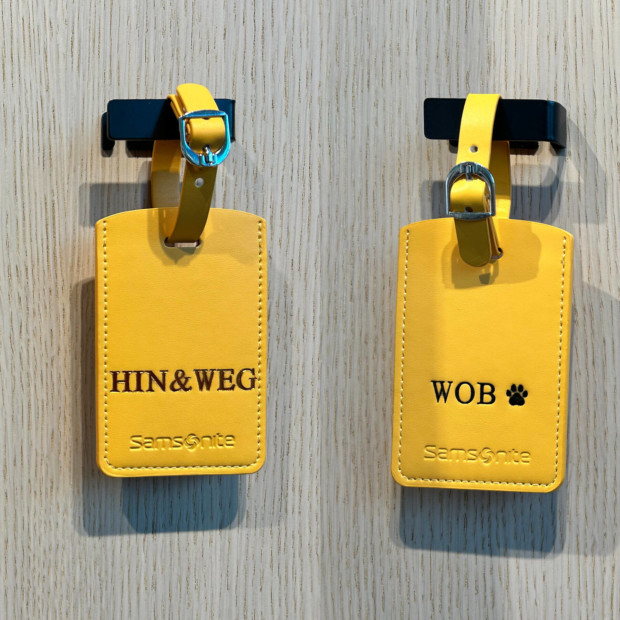 Personalisierte Kofferanhänger