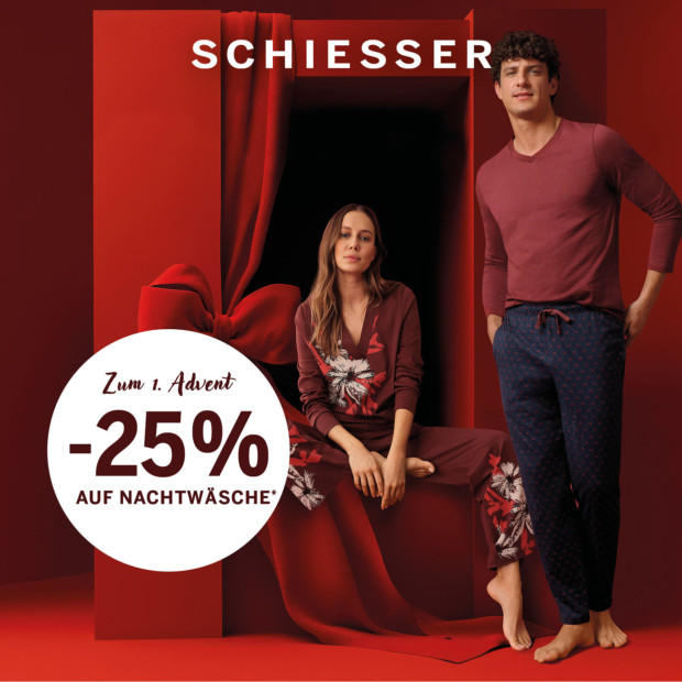 Schiesser 25% auf Nachtwäsche