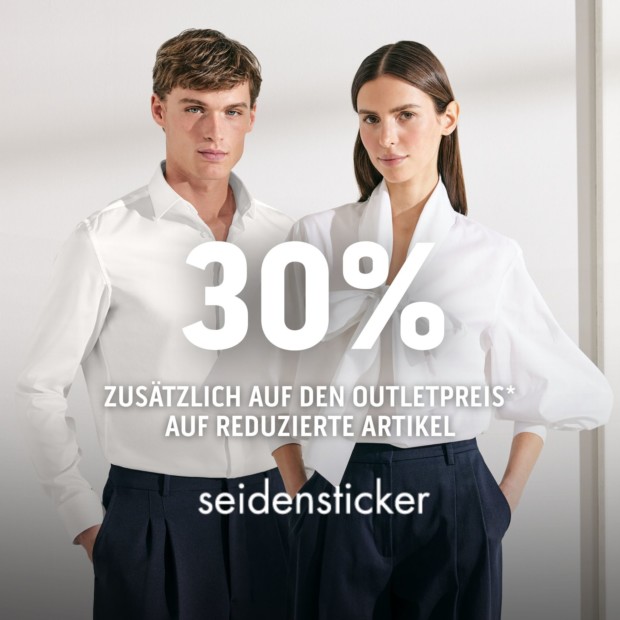 Seidensticker 30% auf bereits reduzierte Artikel - Summer Sale (A)