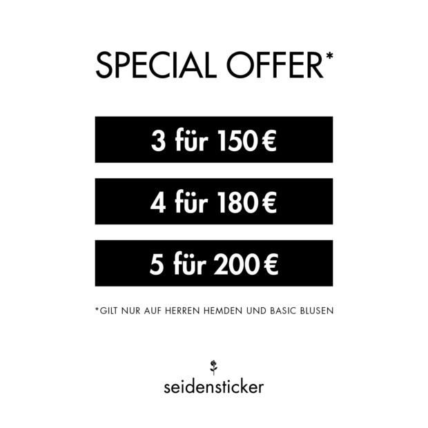 Seidensticker 5 für 200€ auf Herren Hemden