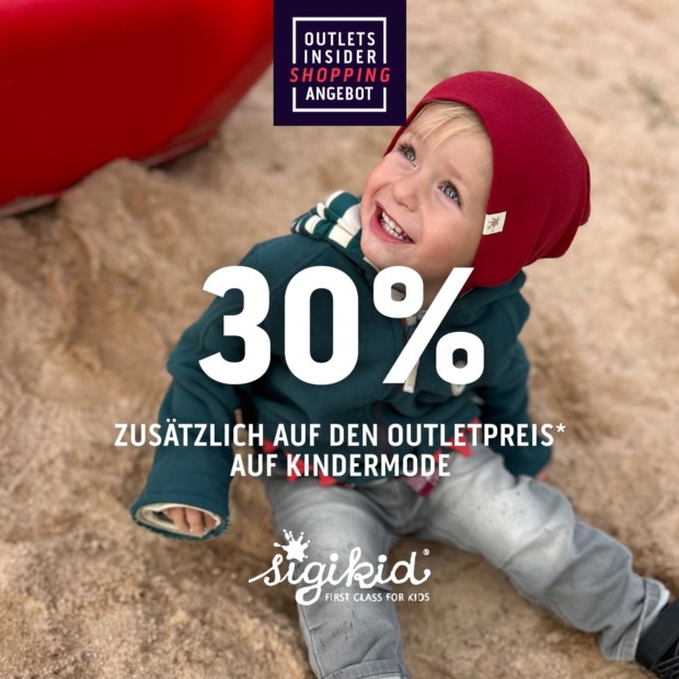 Sigikid 20% und 30% zusätzlich - OIS
