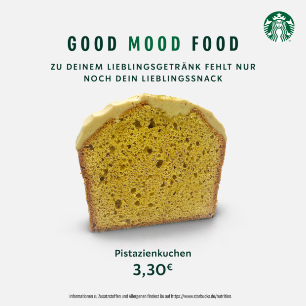 Starbucks GOOD MOOD FOOD Pistazienkuchen
