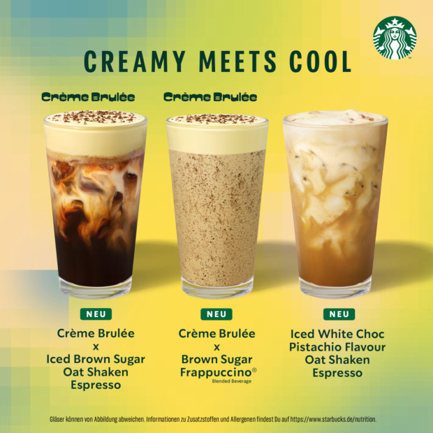 Starbucks Creamy meets cool