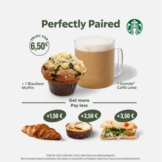 Starbucks PERFECTLY PAIRED