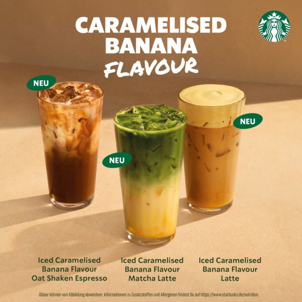 Starbucks CARAMELISED BANANA FLAVOUR