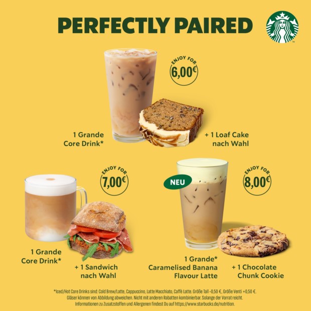 Starbucks PERFECTLY PAIRED
