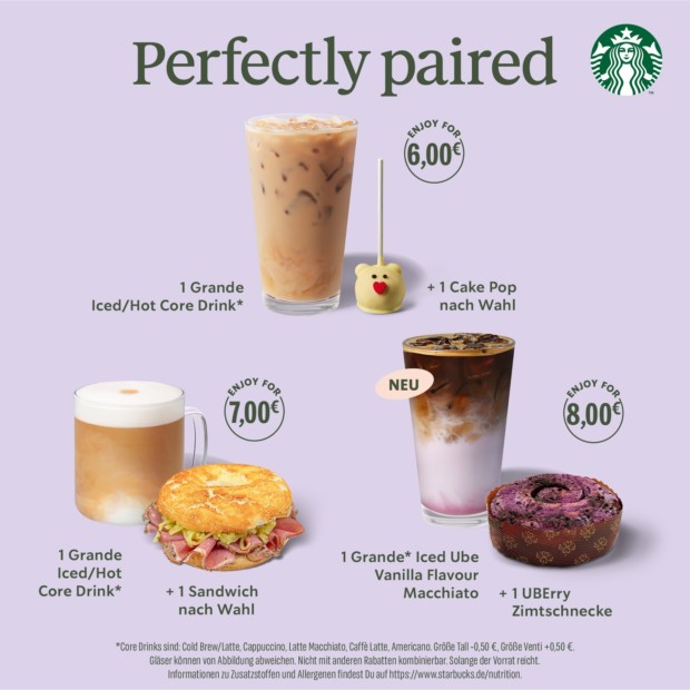 Starbucks PERFECTLY PAIRED