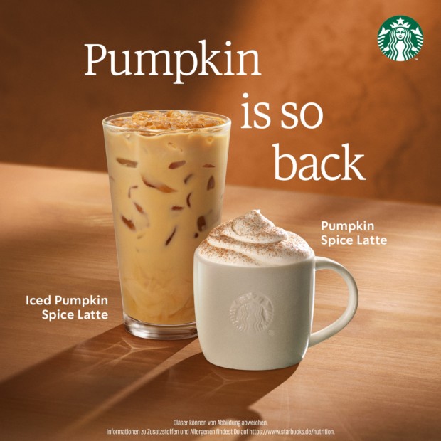 Starbucks PUMPKIN IS SO BACK