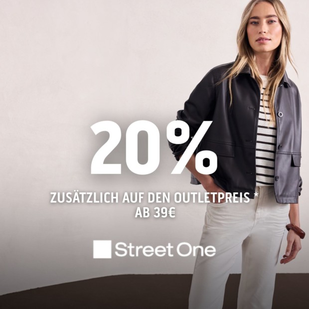 Street One 20% zusätzlich ab 39€ (A)