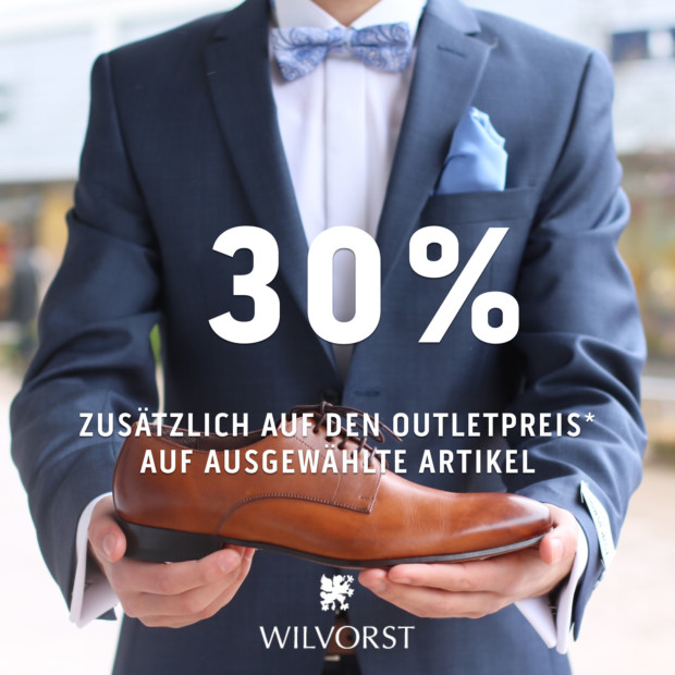 Wilvorst 30% auf ausgewählte Artikel